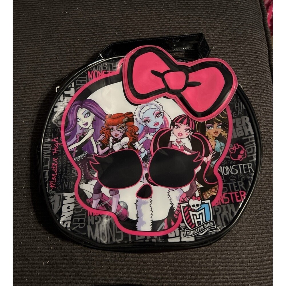 Monster High Vinyl Tote Purse Make Up Bag 2013